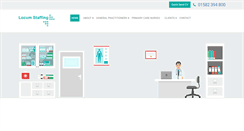 Desktop Screenshot of locumstaffing.co.uk
