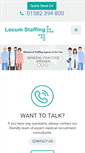 Mobile Screenshot of locumstaffing.co.uk